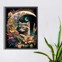 Load image into Gallery viewer, Diamond Painting - Full Round - kitten (30*40CM)