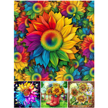 Load image into Gallery viewer, Diamond Painting - Full Round - blooming sunflower (30*30CM)