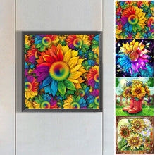 Load image into Gallery viewer, Diamond Painting - Full Round - blooming sunflower (30*30CM)