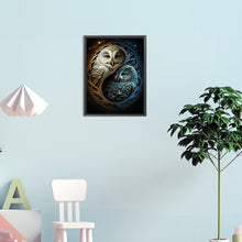 Load image into Gallery viewer, Diamond Painting - Full Round - star moon owl (30*40CM)