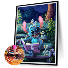 Load image into Gallery viewer, Diamond Painting - Full Round - Stitch and the duckling (30*40CM)