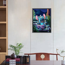 Load image into Gallery viewer, Diamond Painting - Full Round - Stitch and the duckling (30*40CM)