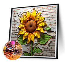 Load image into Gallery viewer, Diamond Painting - Full Round - flowers growing in the cracks of the wall (30*30CM)