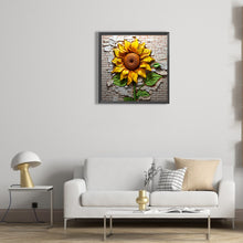 Load image into Gallery viewer, Diamond Painting - Full Round - flowers growing in the cracks of the wall (30*30CM)