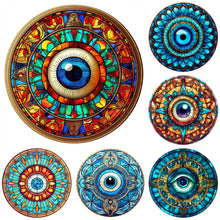 Load image into Gallery viewer, Diamond Painting - Full Round - eyeball mandala (30*30CM)
