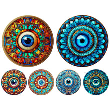 Load image into Gallery viewer, Diamond Painting - Full Round - eyeball mandala (30*30CM)