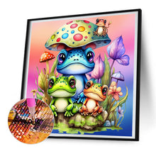 Load image into Gallery viewer, Diamond Painting - Full Round - three frogs (30*30CM)