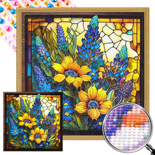 Load image into Gallery viewer, AB Diamond Painting - Full Round - Sunflower Glass Art (40*40CM)