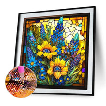 Load image into Gallery viewer, AB Diamond Painting - Full Round - Sunflower Glass Art (40*40CM)