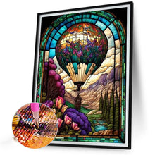 Load image into Gallery viewer, AB Diamond Painting - Full Round - Hot Air Balloon Glass Art (40*50CM)