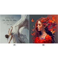 Load image into Gallery viewer, Diamond Painting - Full Round - abstract art girl (30*30CM)