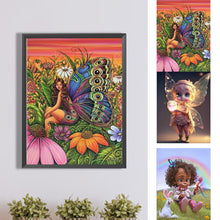 Load image into Gallery viewer, Diamond Painting - Full Round - elf girl (30*40CM)