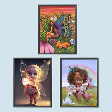 Load image into Gallery viewer, Diamond Painting - Full Round - elf girl (30*40CM)