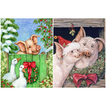 Load image into Gallery viewer, Diamond Painting - Full Round - piggy (30*40CM)