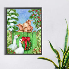 Load image into Gallery viewer, Diamond Painting - Full Round - piggy (30*40CM)