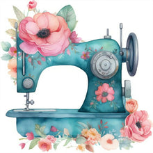 Load image into Gallery viewer, Diamond Painting - Full Round - sewing machine (30*30CM)