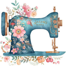 Load image into Gallery viewer, Diamond Painting - Full Round - sewing machine (30*30CM)