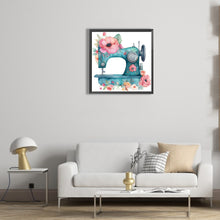Load image into Gallery viewer, Diamond Painting - Full Round - sewing machine (30*30CM)
