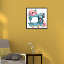 Load image into Gallery viewer, Diamond Painting - Full Round - sewing machine (30*30CM)