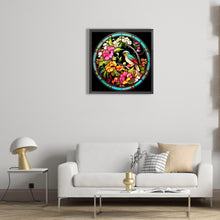 Load image into Gallery viewer, Diamond Painting - Full Round - flower and sparrow (30*30CM)