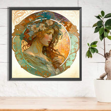 Load image into Gallery viewer, Diamond Painting - Full Round - beautiful woman (30*30CM)