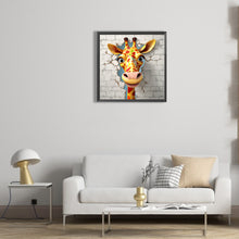 Load image into Gallery viewer, Diamond Painting - Full Round - small animals breaking through the wall (30*30CM)
