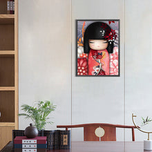Load image into Gallery viewer, Diamond Painting - Full Round - japanese doll (30*40CM)