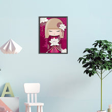 Load image into Gallery viewer, Diamond Painting - Full Round - japanese doll (30*40CM)