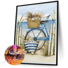 Load image into Gallery viewer, Diamond Painting - Full Round - beach bike (30*40CM)