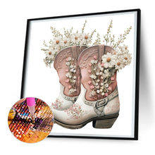 Load image into Gallery viewer, Diamond Painting - Full Round - western cowboy boots (30*30CM)