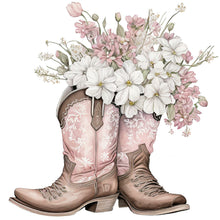 Load image into Gallery viewer, Diamond Painting - Full Round - western cowboy boots (30*30CM)