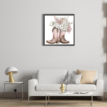 Load image into Gallery viewer, Diamond Painting - Full Round - western cowboy boots (30*30CM)