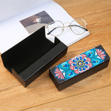 Load image into Gallery viewer, DIY Diamond Painting Leather Sunglass Storage Box Mandala Flowers (Q41)