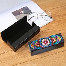 Load image into Gallery viewer, DIY Diamond Painting Leather Sunglass Storage Box Mandala Flowers (Q44)