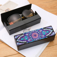 Load image into Gallery viewer, DIY Diamond Painting Leather Sunglass Storage Box Mandala Flowers (Q48)