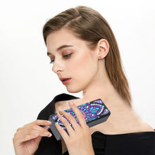 Load image into Gallery viewer, DIY Diamond Painting Leather Sunglass Storage Box Mandala Flowers (Q48)