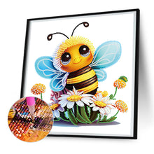 Load image into Gallery viewer, Diamond Painting - Partial Special Shaped - little bee (30*30CM)