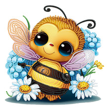 Load image into Gallery viewer, Diamond Painting - Partial Special Shaped - little bee (30*30CM)