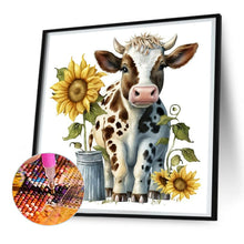 Load image into Gallery viewer, Diamond Painting - Full Round - little cow (30*30CM)