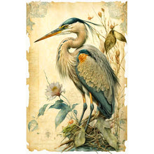 Load image into Gallery viewer, Diamond Painting - Full Round - wild heron bird (40*60CM)
