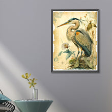Load image into Gallery viewer, Diamond Painting - Full Round - wild heron bird (40*60CM)