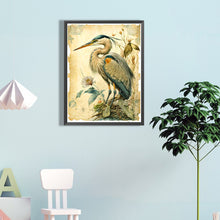 Load image into Gallery viewer, Diamond Painting - Full Round - wild heron bird (40*60CM)