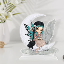Load image into Gallery viewer, DIY Rhinestones Ornament Art Craft Big Eyes Winged Doll Kids Gift (4#)