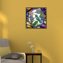 Load image into Gallery viewer, Diamond Painting - Partial Special Shaped - Hummingbird Glass Art (30*30CM)