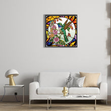 Load image into Gallery viewer, Diamond Painting - Partial Special Shaped - Hummingbird Glass Art (30*30CM)
