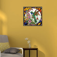Load image into Gallery viewer, Diamond Painting - Partial Special Shaped - Hummingbird Glass Art (30*30CM)