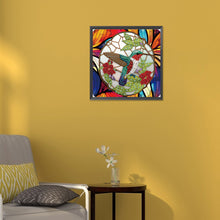 Load image into Gallery viewer, Diamond Painting - Partial Special Shaped - Hummingbird Glass Art (30*30CM)