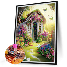 Load image into Gallery viewer, Diamond Painting - Partial Special Shaped - garden house (30*40CM)