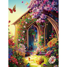 Load image into Gallery viewer, Diamond Painting - Partial Special Shaped - garden house (30*40CM)