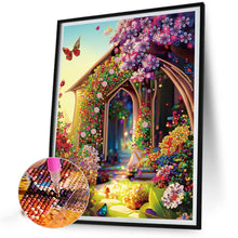 Load image into Gallery viewer, Diamond Painting - Partial Special Shaped - garden house (30*40CM)